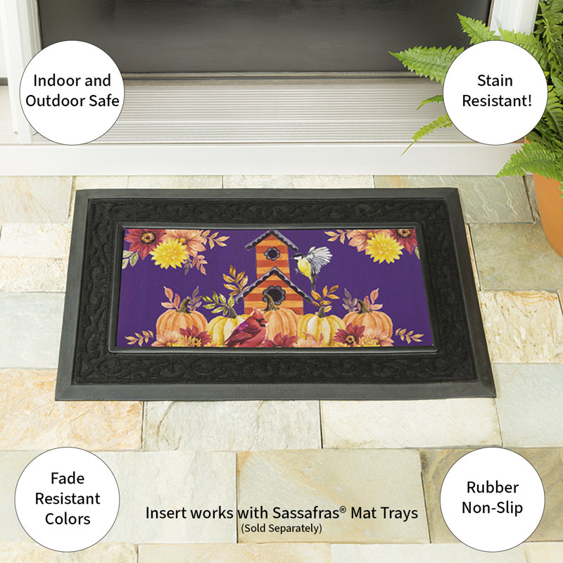 Tapis de bienvenue Welcome Fall Bird House Sassafras
