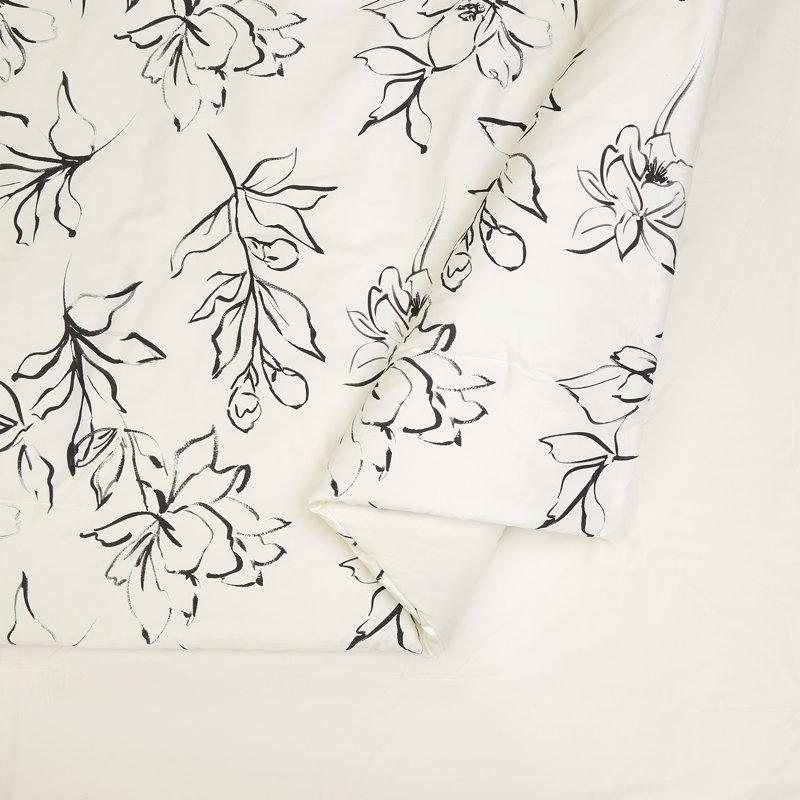 Ensemble d'édredon en coton Dee Ocleppo, Édredon pour très grand lit + 2 taies décorativ