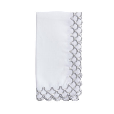 Odelia Collection Polyester No Pattern Rectangle Napkin