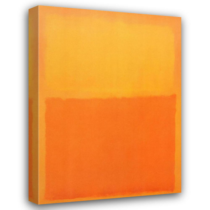 Orange and Yellow, 24" H x 17" W