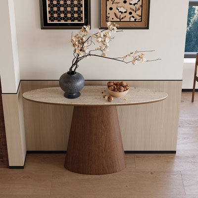 French-style sintered stone console table