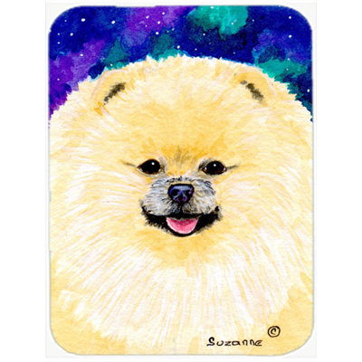 East Urban Home Pomeranian Glass Cutting Board