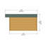 Witney 14 x 14 Ft. Tongue and Groove Log Cabin-162764998