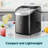 Simzlife 34 Lb. Daily Production Nugget Clear Ice Portable Ice Maker-107282082