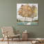 Art sur toile tendue Red Barrel Studio® Isabelle Z, Golden Forest Shimmer-2103935036