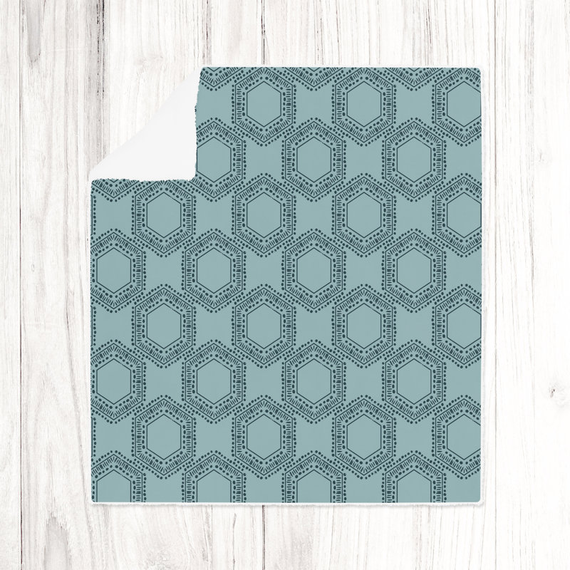 Throw Blanket, 51" W x 60" L, Blue