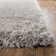 Feather Shag Solid Colour Synthetic Area Rug