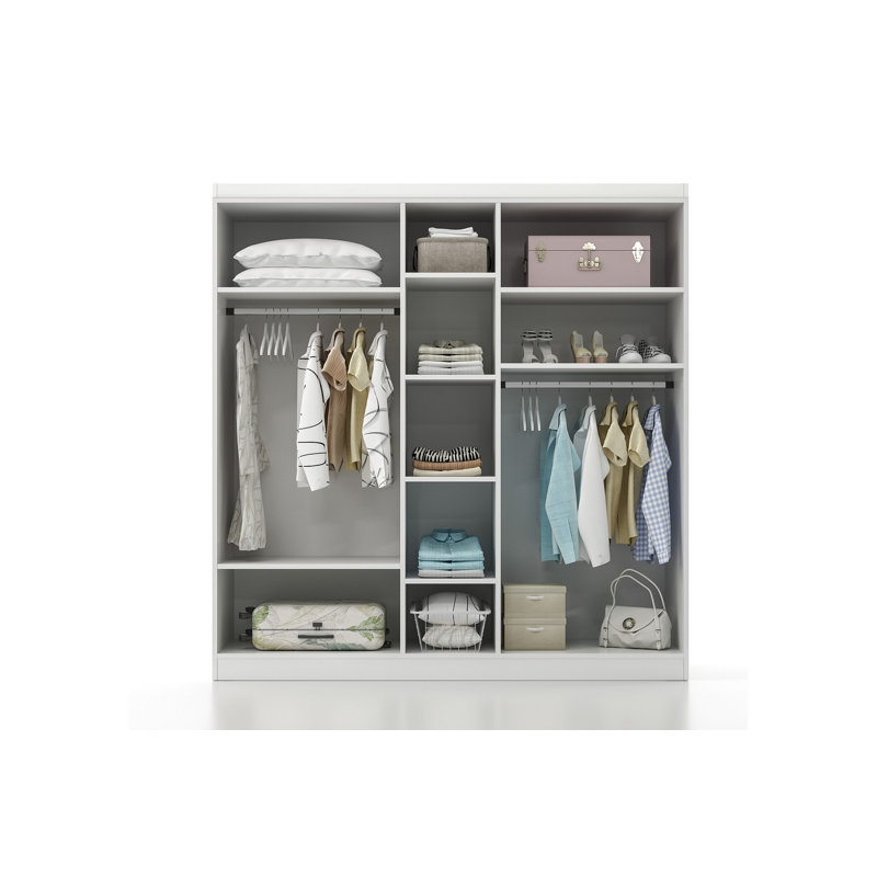 Berend 5 Door Manufactured Wood Wardrobe