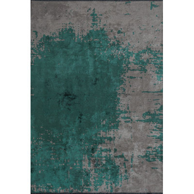 Tapis vert / gris Rapture