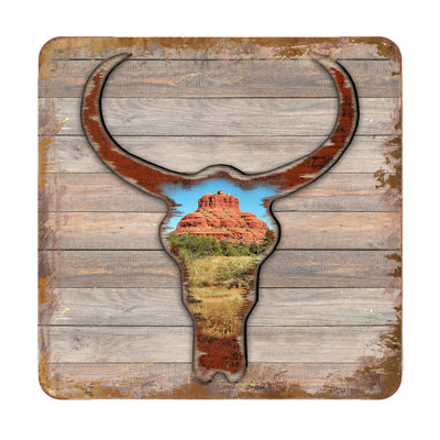 Sous-verre buffalos scull