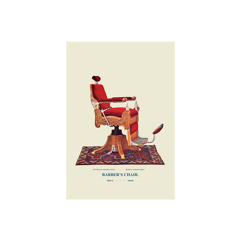 Chaise de barber, art