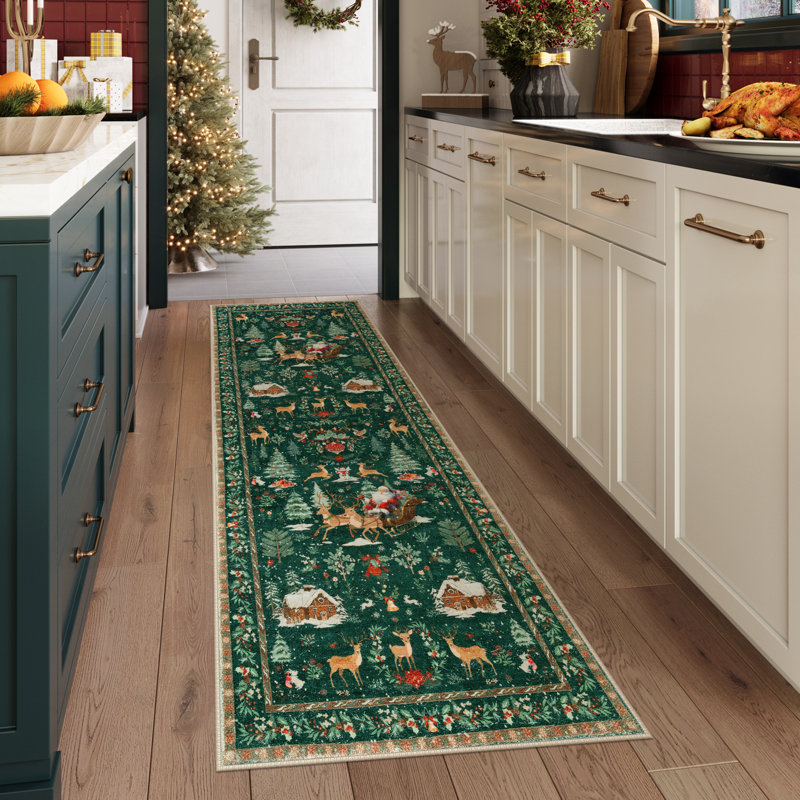 Tapis rectangulaire Laurica, Tapis de couloir 2 pi x 6 pi