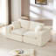 Canapé moderne en chenille nu désossé, librement combinable-827129444