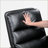 Recliners for Living Room | Swivel Glider Reclining Chair with Breathable Faux Leather | Black | Solid Wood &amp; Plywood Frame-1836803400-1836803403