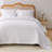 Greenland Home Fashions Ruffled White 3-Piece King Size Quilt Set 105x95 + 20x36 (2)-25244233