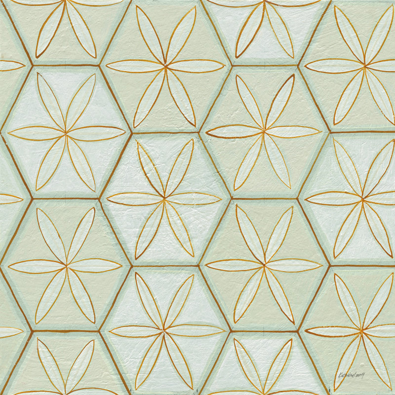 «Happy penséts II» par Kathrine Lovell - reproduction sur toile tendue, H 20 po x l 20 po, Oui, Cadre simple argenté
