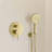 Circular Shower Faucet with Rough-in Valve-74557746