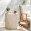Tables portatives portatives, cylindre moderne d'oxyde de magnésium pour le balcon de jardin
