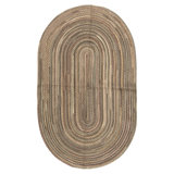 Hand Knotted Wool Area Rug in Blue