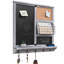  Wall Key Wood Hooks Floating Shelf Organiser with Key Hooks, Wall Baskets and Corkboard