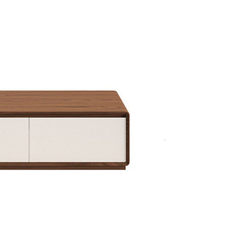 Table basse haut de gamme Modern Luxury, Blanc, 13.77" H x 39.37" L x 19.68" W