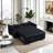 Sleeper Sofa Bed, 3-In-1 Velvet Pull Out Couch With Armrests, Storage Pockets And 2 Pillows, Adjustable Backrest, Sofa Bed Couch For Living Room, Bedroom-60354920