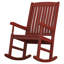 Chaise berçante pour l'extérieur en bois massif Ponce-2042701422