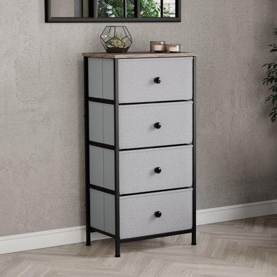 Chorley 4 Drawer Fabric Drawer Chest UKFR Certified