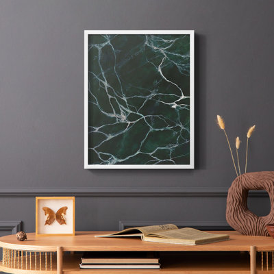 Jade Marble I, reproduction encadrée - bois massif