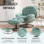 Fauteuil d'appoint avec repose-pieds Anouk-34165099