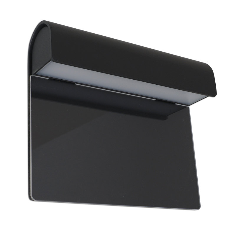 Matte Black Integrated LED Outdoor Bulkhead Light