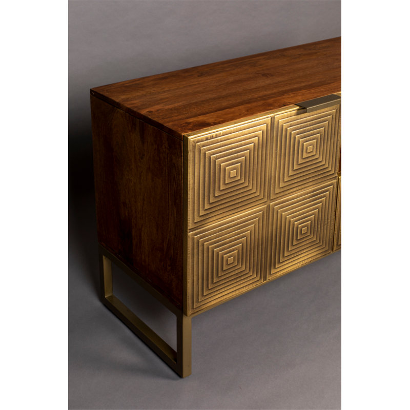 Art Deco 53'' W Solid Wood Sideboard