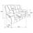 Elodie Black Upholstered Motion Reclining Loveseat-1371116983-1371116977