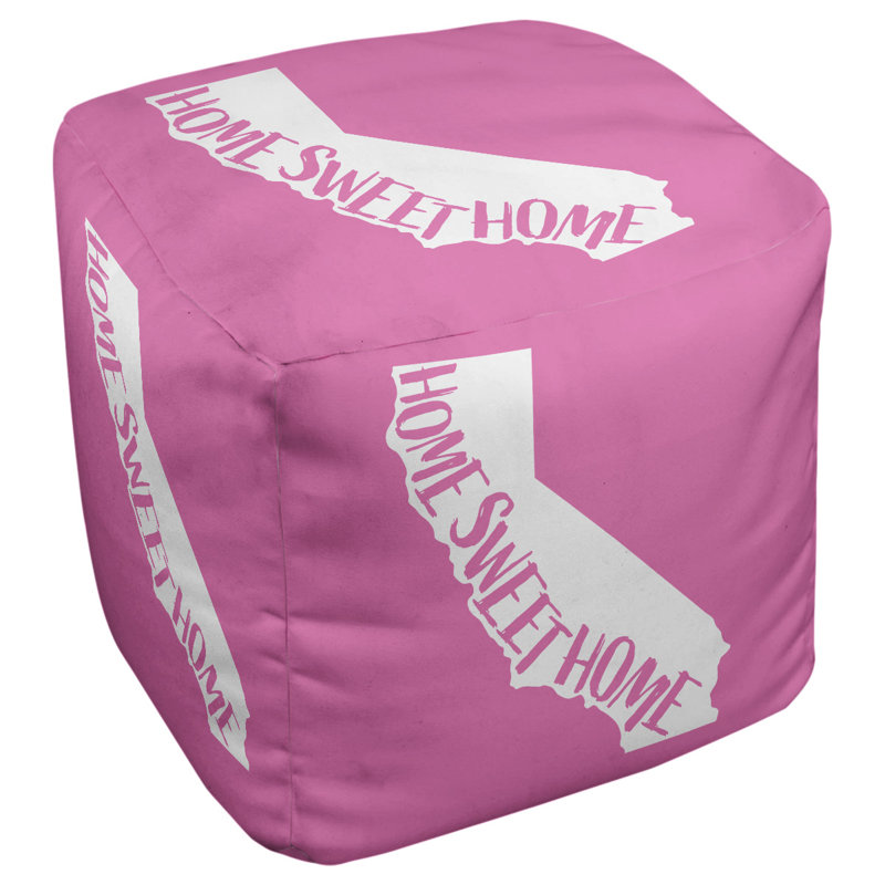 Repose-pieds cube en californie, home, Rose