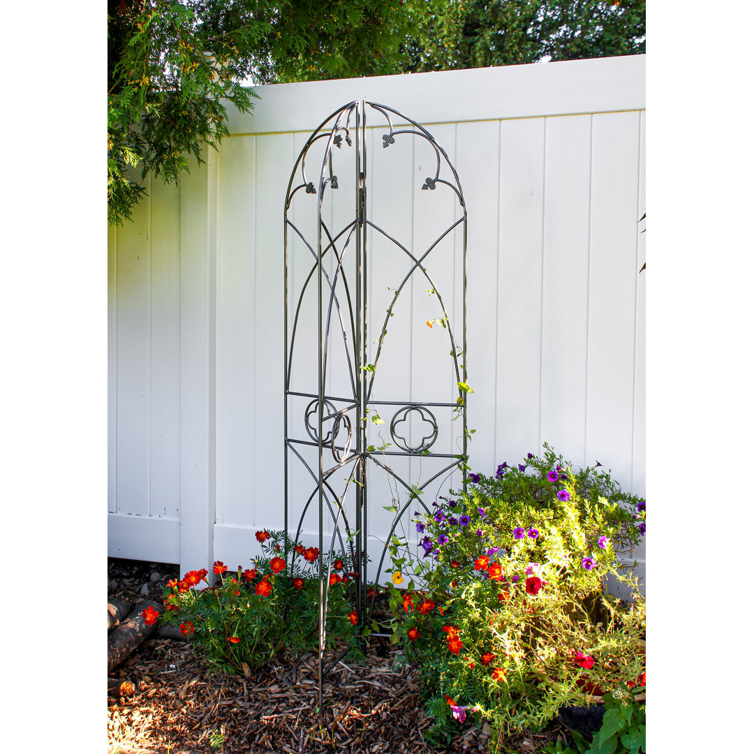 75'' H x 13'' W Metal Gothic Trellis Freeport Park®