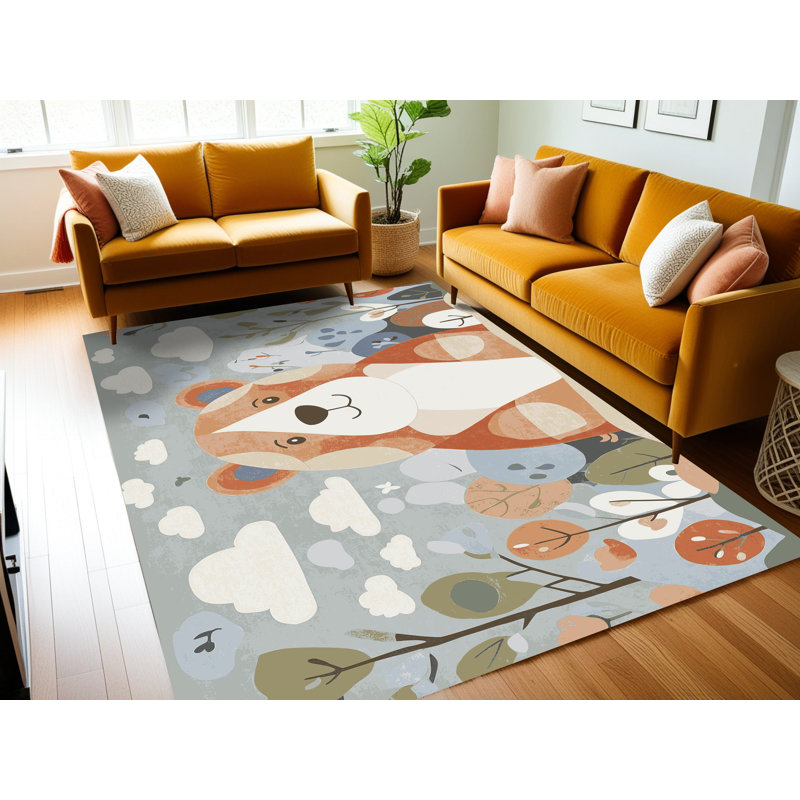 Tapis pour enfants East Urban Home, Rectangle 4pi x 6 pi