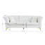 87" Oro Chesterfield Sofa with Flared Arms-87460525