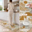 Tapis de cuisine lavables antidérapants à motif champignon