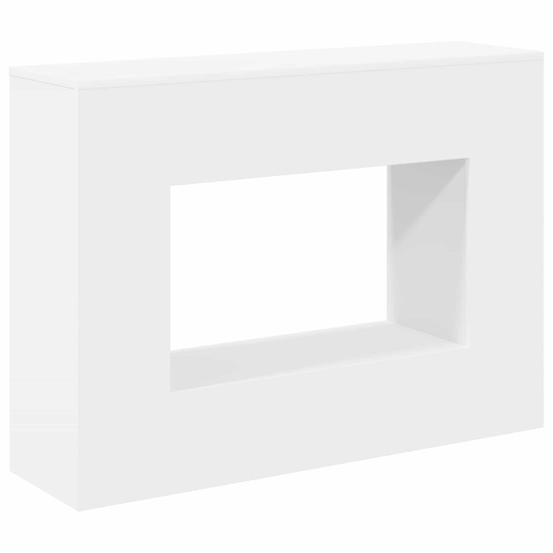 Console Table, White, White, White, 74cm H x 101cm W x 29cm D