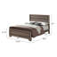 Ensemble de chambre à coucher 5 pièces Bryenna en taupe délavé-1491789816
