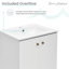 Meuble-lavabo blanc 24 po Manoir