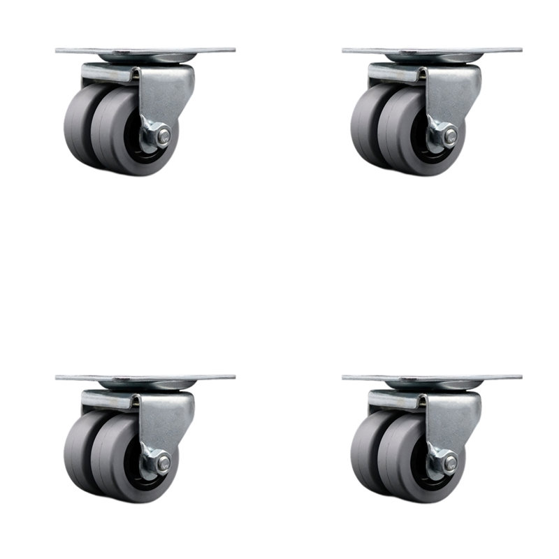 Low Profile Thermoplastic Caster