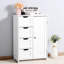Armoire de rangement pour salle de bain blanche
