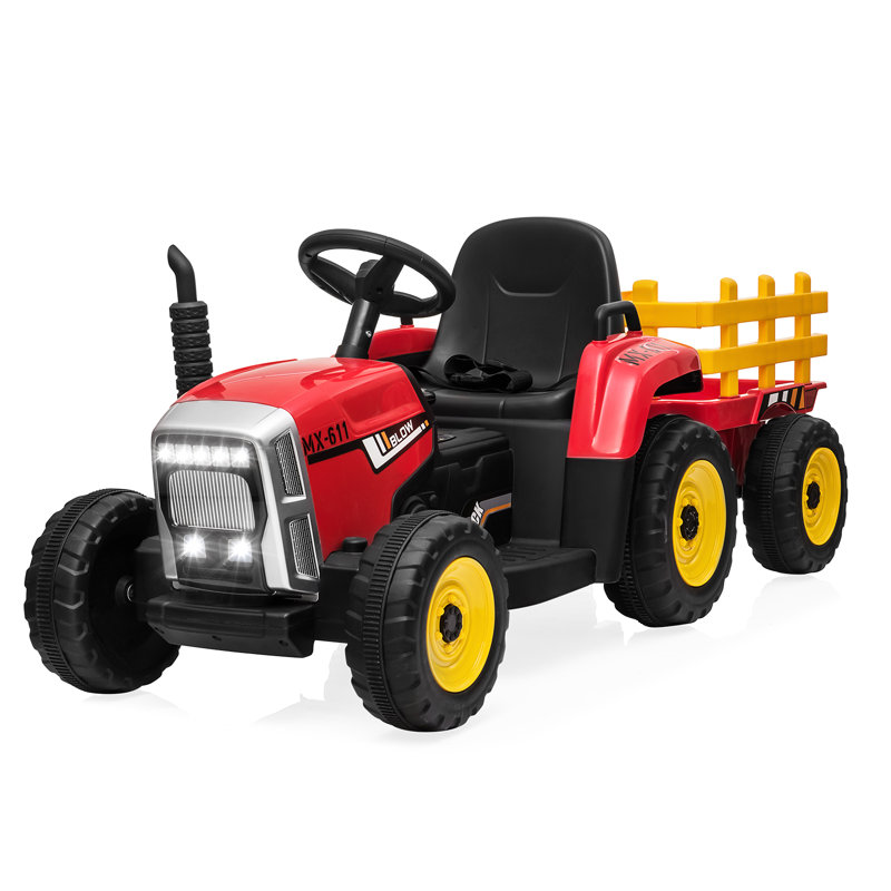 Costway Battery Powered Ride On with Remote Control, Red