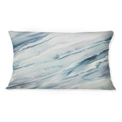 Coussin Blue Whirlwind I - Abstract Shapes