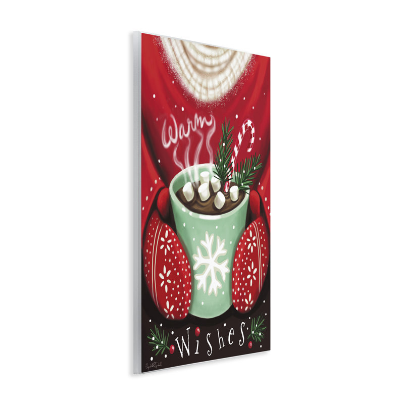 «Warm Wishes Hot Cocoa» par Elizabeth Tyndall, H 19 po x l 13 po