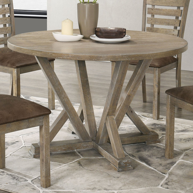 Table de salle à manger ronde Modern Farmhouse