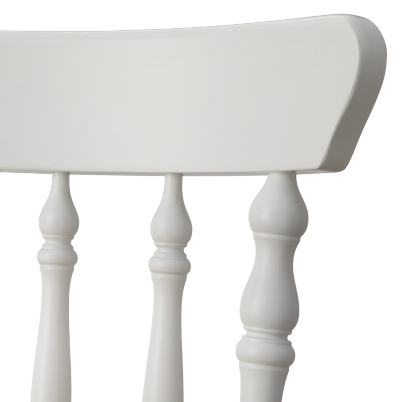Isabella Spindle Back Chair (Set of 2), White