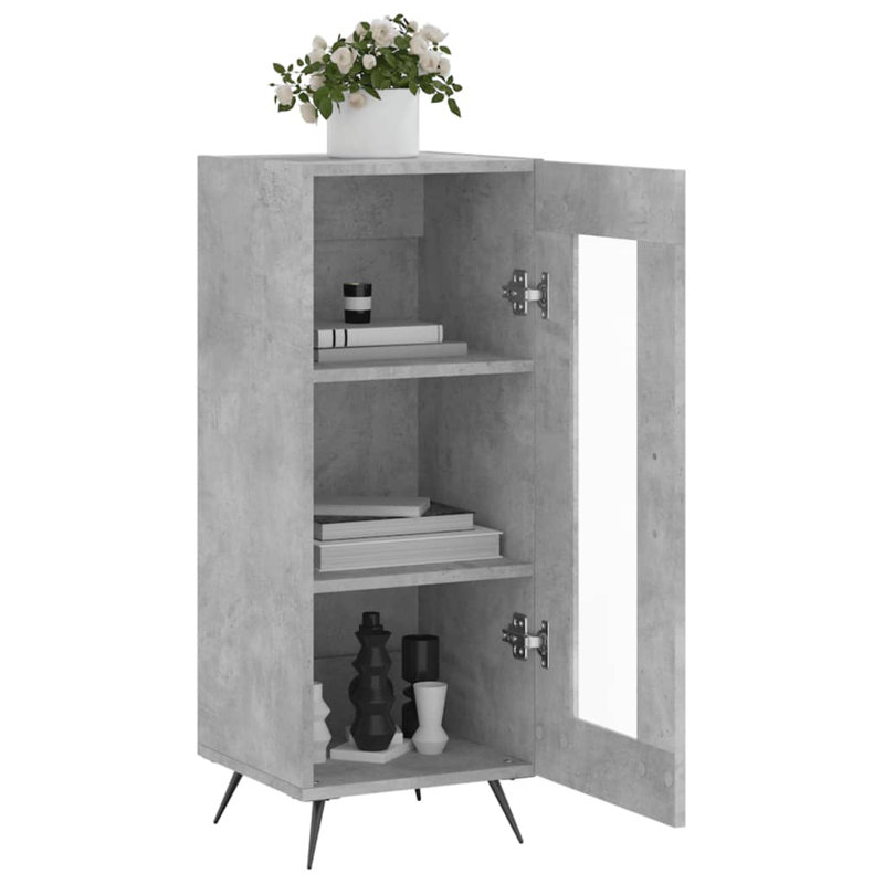 Digrazia 34cm Sideboard, Concrete grey