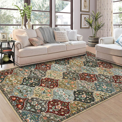 Tapis décoratif lavable 4 x 6